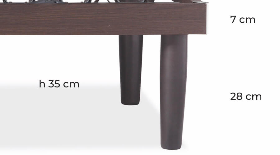 Altezza piedini rete Dogma Plus Fissa