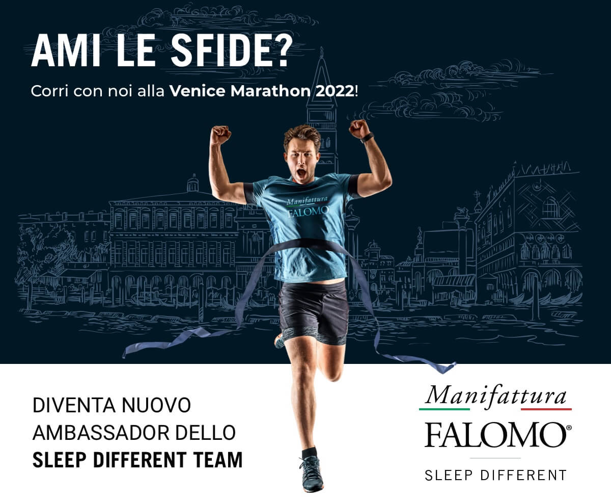 Sleep Different Team Manifattura Falomo alla Maratona di Venezia 2022