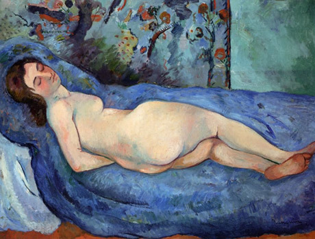 donna materasso dipinto