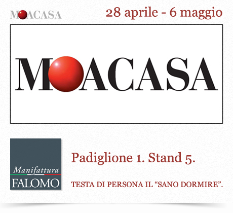 Materassi a Roma: fiera “MOACASA” 2012